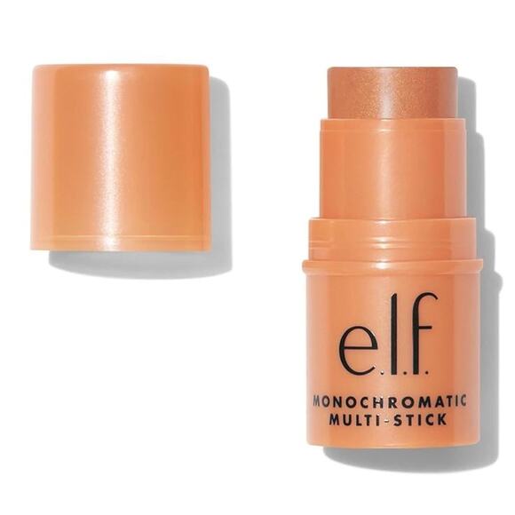NEW elf Monochromatic Multi Stick Makeup For Eyes Lips and Cheeks Glowing Mango - Picture 1 of 1